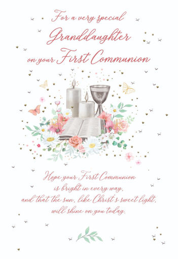 Picture of FOR A VERY SPECIAL GRANDDAUGHTER ON YOUR FIRST COMMUNION